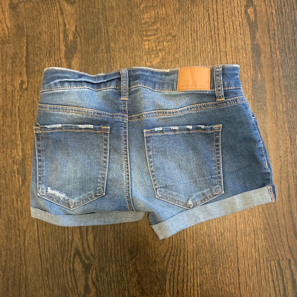 denim shorts - Picture 2 of 4